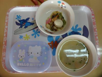 八宝菜☆味噌汁