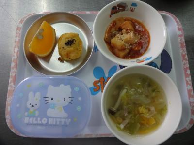 ポークビーンズ☆野菜スープ☆スイートスプリング