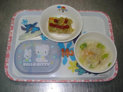 オムレツ☆野菜スープ