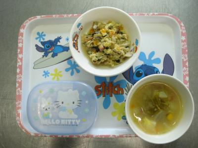 ☆高野豆腐の卵とじ☆味噌バタースープ