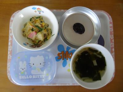 高野豆腐の卵とじ☆すまし汁☆プルーン