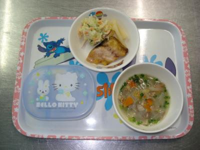 魚の塩焼き☆ポテトサラダ☆豚汁