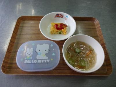 ポテトオムレツ☆春雨スープ