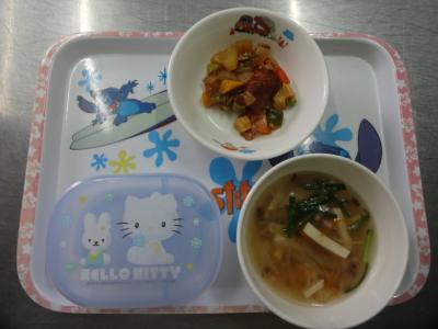 酢豚☆中華スープ