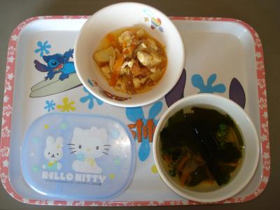 ☆麻婆豆腐☆ワカメスープ